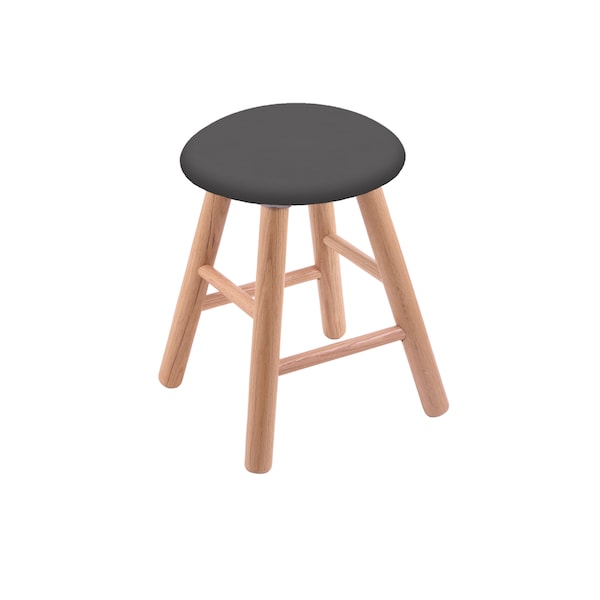 Oak Vanity Stool, Natural Finish, Canter Saddle Seat